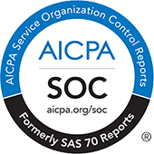 American Institute of Certified Public Accountants (AICPA) Service Organization Control (SOC) badge